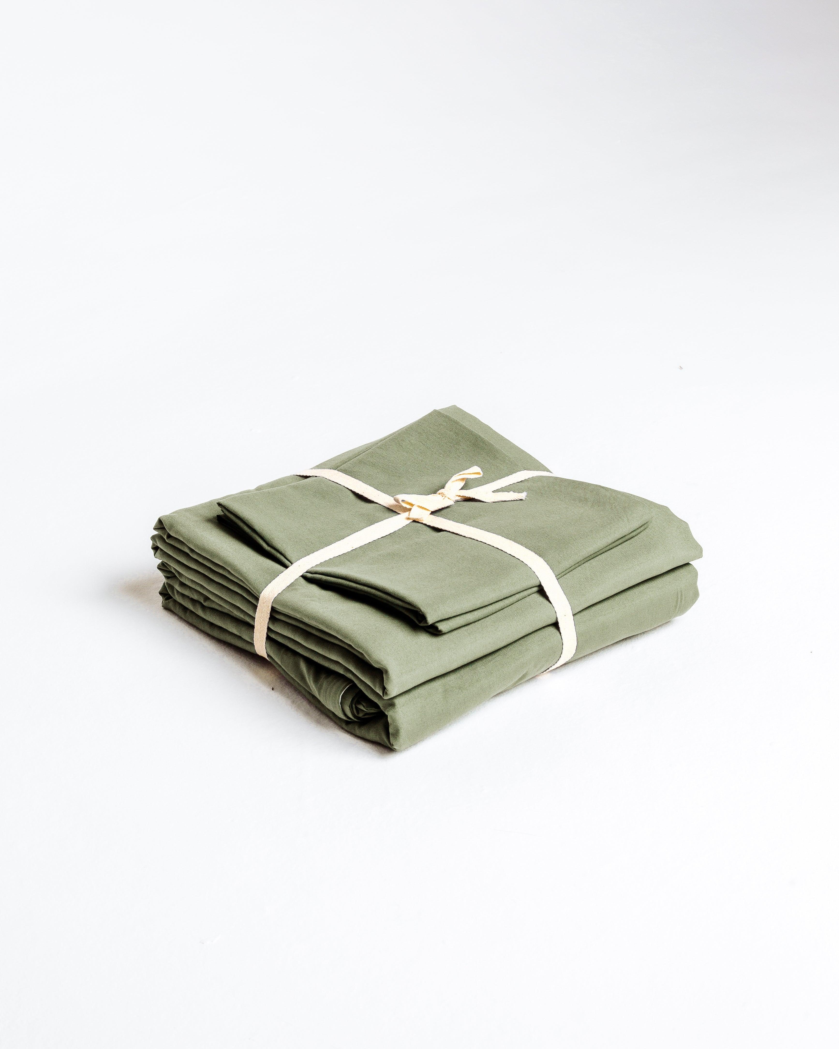 Jogo de Duvet Solid Washed - Matcha